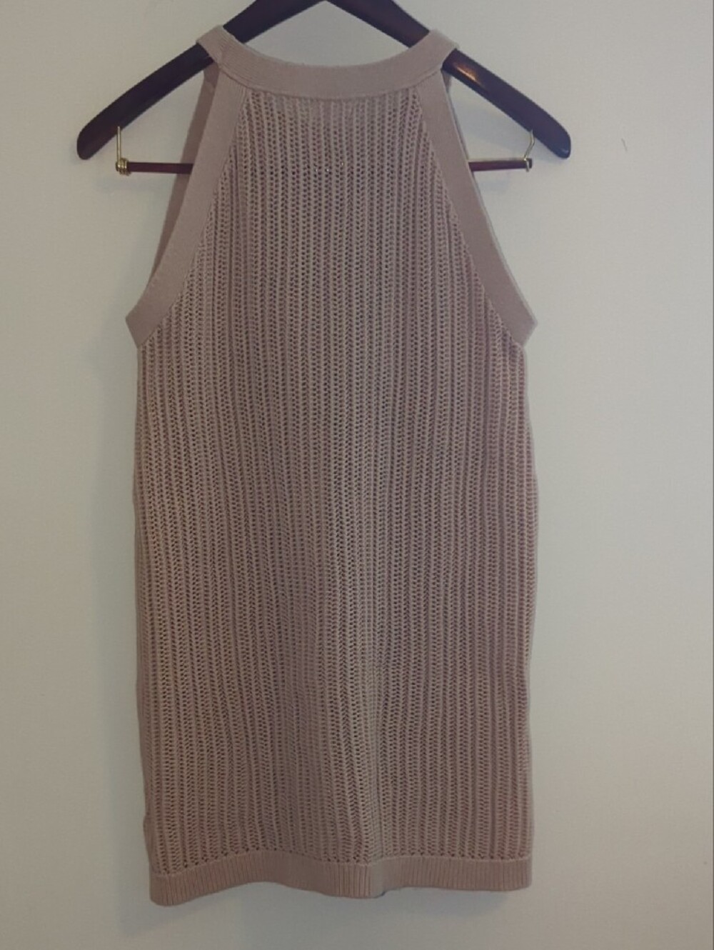 Summer salt Sleeveless Knit Midi Dress Tan Size M Summer Bikini Coverup - Picture 5 of 8